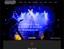Tablet Screenshot of aardvarks.org